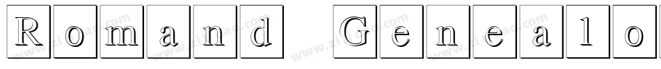 Romand Genealogie字体转换
